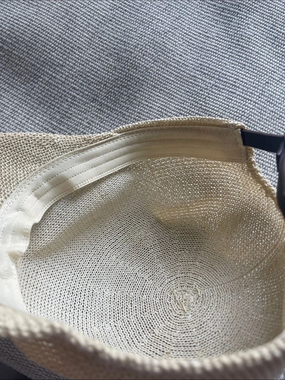 Breathable Beige Woven Baseball Cap - Men Accessories